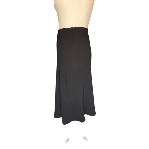 Trina Turk Los Angeles Black A-Line Flare Midi Size 4 Professional Workwear - Picture 4 of 6